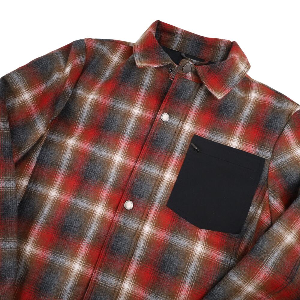 Pendleton Shadow Plaid Polyfill Quilted Wool Shir… - image 2